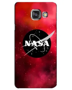 Чехол для Samsung Galaxy A3 2016 (A3100, A310F) с картинкой «NASA — красная туманность»