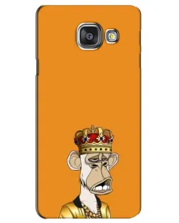 Чехол для Samsung Galaxy A3 2016 (A3100, A310F) с картинкой «Золотая обезьяна Bored Ape»