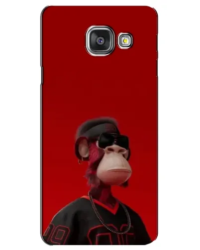 Чехол для Samsung Galaxy A3 2016 (A3100, A310F) с картинкой «Bored Ape в красном» Чехол для Samsung Galaxy A3 2016 (A3100, A310F) с картинкой «Bored Ape в красном»
