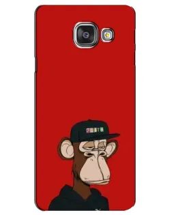 Чехол для Samsung Galaxy A3 2016 (A3100, A310F) с картинкой «Bored Ape — красный фон» Чехол для Samsung Galaxy A3 2016 (A3100, A310F) с картинкой «Bored Ape — красный фон»