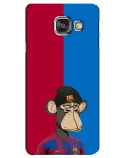 Чехол для Samsung Galaxy A3 2016 (A3100, A310F) с картинкой «Bored Ape — фанат Барсы» Чехол для Samsung Galaxy A3 2016 (A3100, A310F) с картинкой «Bored Ape — фанат Барсы»