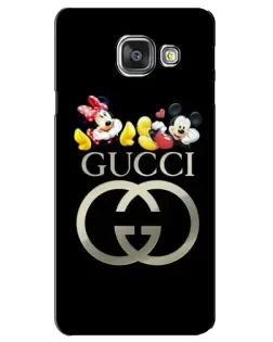 Чехол для Samsung Galaxy A3 2016 (A3100, A310F) с картинкой «Gucci — герои Disney»