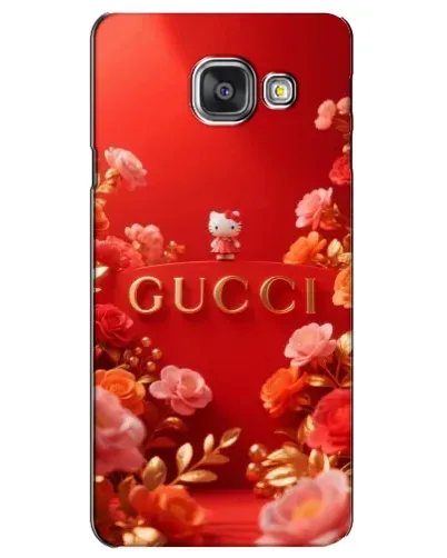 Чехол для Samsung Galaxy A3 2016 (A3100, A310F) с картинкой «Gucci — золотой сад»