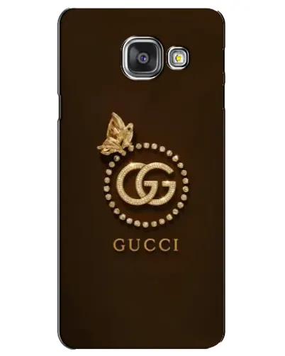 Чехол для Samsung Galaxy A3 2016 (A3100, A310F) с картинкой «Gucci — золотая бабочка»