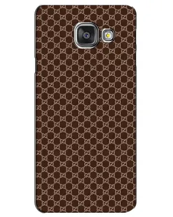 Чехол для Samsung Galaxy A3 2016 (A3100, A310F) с картинкой «Gucci — шоколадная сетка»