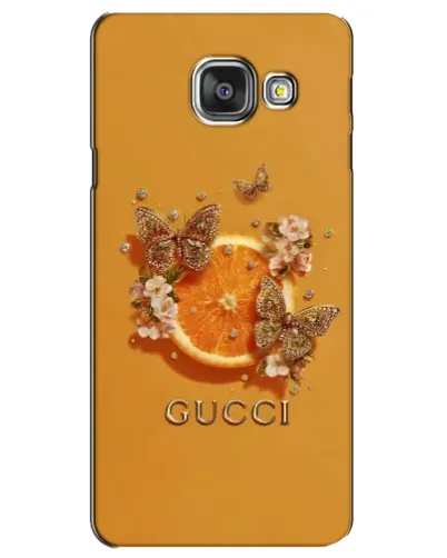 Чехол для Samsung Galaxy A3 2016 (A3100, A310F) с картинкой «Gucci — золотые бабочки» Чехол для Samsung Galaxy A3 2016 (A3100, A310F) с картинкой «Gucci — золотые бабочки»