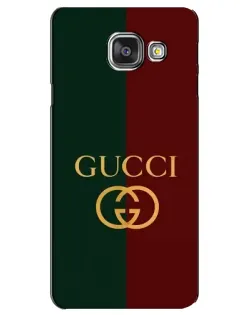 Чехол для Samsung Galaxy A3 2016 (A3100, A310F) с картинкой «Gucci — темно-зеленый градиент»