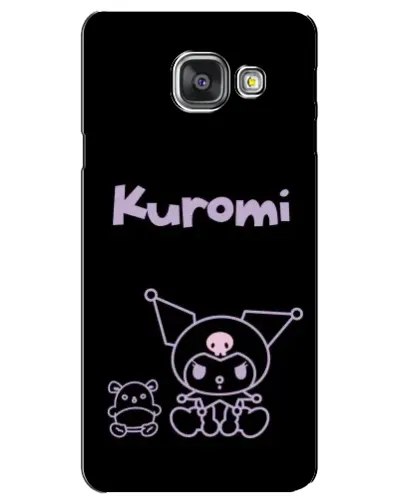 Чехол для Samsung Galaxy A3 2016 (A3100, A310F) с картинкой «Kuromi — черный минимализм» Чехол для Samsung Galaxy A3 2016 (A3100, A310F) с картинкой «Kuromi — черный минимализм»