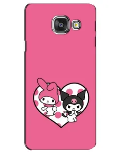Чехол для Samsung Galaxy A3 2016 (A3100, A310F) с картинкой «Kuromi и My Melody» Чехол для Samsung Galaxy A3 2016 (A3100, A310F) с картинкой «Kuromi и My Melody»