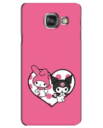 Чехол для Samsung Galaxy A3 2016 (A3100, A310F) с картинкой «Kuromi и My Melody» Чехол для Samsung Galaxy A3 2016 (A3100, A310F) с картинкой «Kuromi и My Melody»