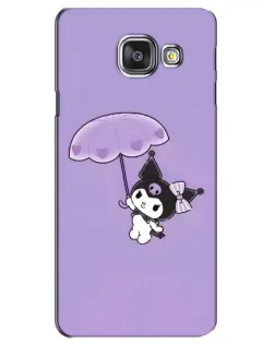 Чехол для Samsung Galaxy A3 2016 (A3100, A310F) с картинкой «Kuromi с зонтиком» Чехол для Samsung Galaxy A3 2016 (A3100, A310F) с картинкой «Kuromi с зонтиком»