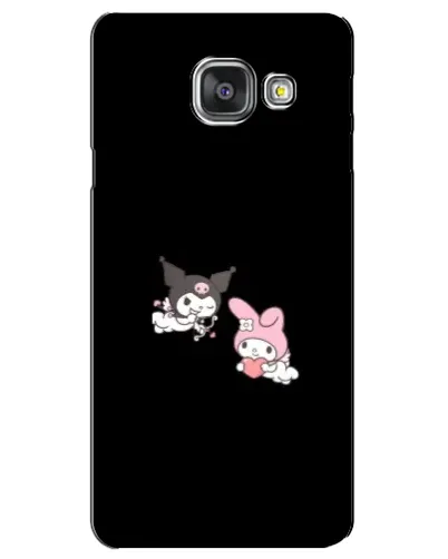 Чехол для Samsung Galaxy A3 2016 (A3100, A310F) с картинкой «My Melody и Kuromi» Чехол для Samsung Galaxy A3 2016 (A3100, A310F) с картинкой «My Melody и Kuromi»