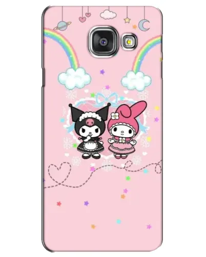 Чехол для Samsung Galaxy A3 2016 (A3100, A310F) с картинкой «My Melody и Kuromi» Чехол для Samsung Galaxy A3 2016 (A3100, A310F) с картинкой «My Melody и Kuromi»