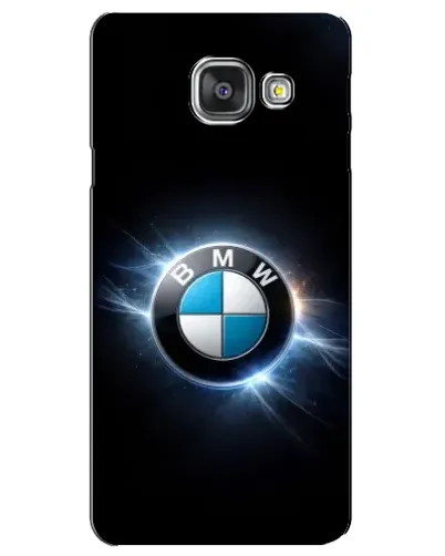 Чехол для Samsung Galaxy A3 2016 (A3100, A310F) с картинкой «BMW — неоновое сияние»