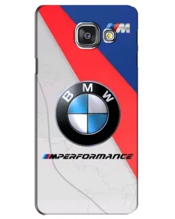Чехол для Samsung Galaxy A3 2016 (A3100, A310F) с картинкой «BMW Performance стиль»