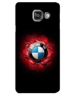 Чехол для Samsung Galaxy A3 2016 (A3100, A310F) с картинкой «Логотип BMW — вспышка»