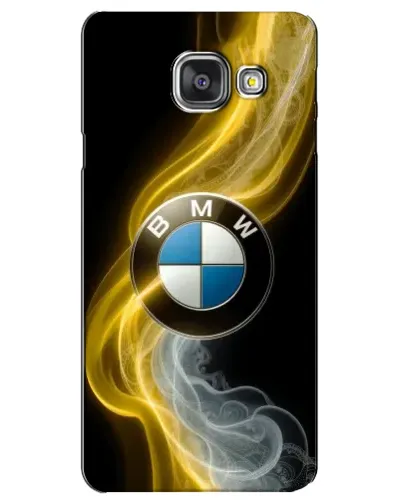 Чехол для Samsung Galaxy A3 2016 (A3100, A310F) с картинкой «Золотистый дым BMW»