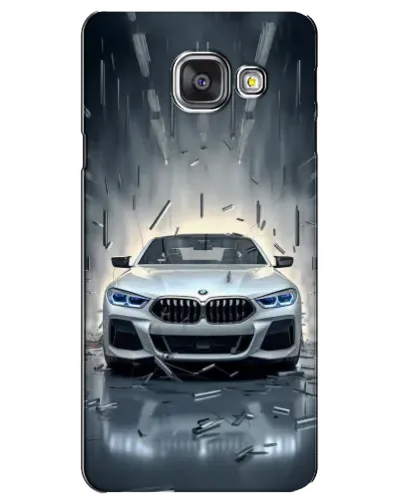 Чехол для Samsung Galaxy A3 2016 (A3100, A310F) с картинкой «BMW в свете фар»