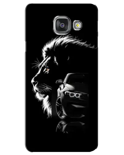 Чехол для Samsung Galaxy A3 2016 (A3100, A310F) с картинкой «BMW и лев»