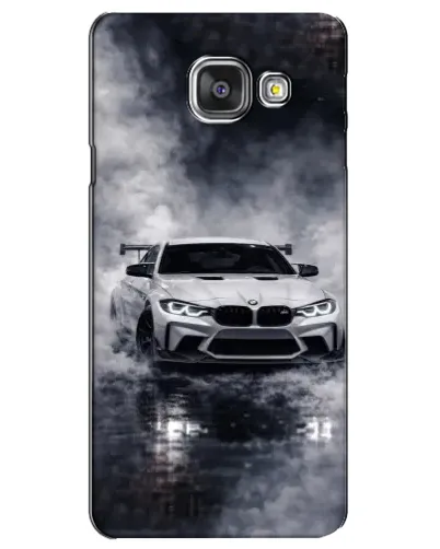 Чехол для Samsung Galaxy A3 2016 (A3100, A310F) с картинкой «BMW сквозь туман»