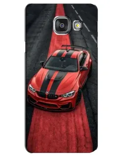 Чехол для Samsung Galaxy A3 2016 (A3100, A310F) с картинкой «BMW на красной дорожке»