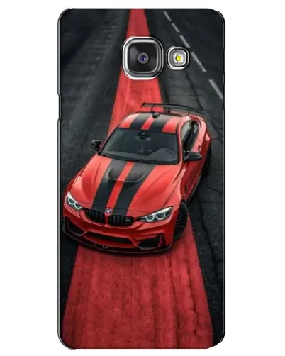 Чехол для Samsung Galaxy A3 2016 (A3100, A310F) с картинкой «BMW на красной дорожке»