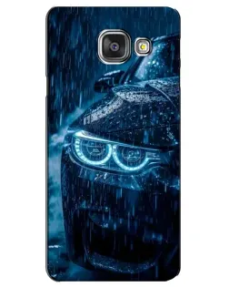 Чехол для Samsung Galaxy A3 2016 (A3100, A310F) с картинкой «BMW под дождем»
