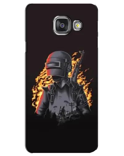 Чехол для Samsung Galaxy A3 2016 (A3100, A310F) с картинкой «PUBG — огненный силуэт» Чехол для Samsung Galaxy A3 2016 (A3100, A310F) с картинкой «PUBG — огненный силуэт»