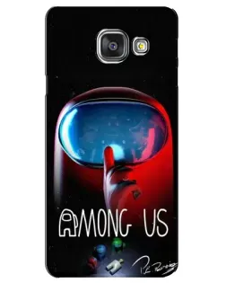 Чехол для Samsung Galaxy A3 2016 (A3100, A310F) с картинкой «Красный импостер — макро» Чехол для Samsung Galaxy A3 2016 (A3100, A310F) с картинкой «Красный импостер — макро»