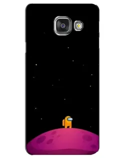 Чехол для Samsung Galaxy A3 2016 (A3100, A310F) с картинкой «Одинокий герой на планете» Чехол для Samsung Galaxy A3 2016 (A3100, A310F) с картинкой «Одинокий герой на планете»