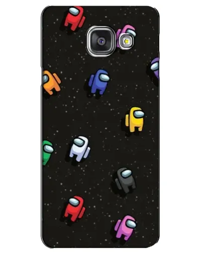 Чехол для Samsung Galaxy A3 2016 (A3100, A310F) с картинкой «Космический паттерн Among Us»