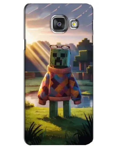 Чехол для Samsung Galaxy A3 2016 (A3100, A310F) с картинкой «Крипер в свитере»