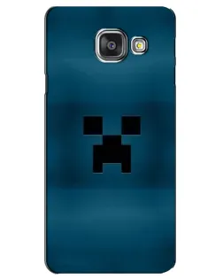 Чехол для Samsung Galaxy A3 2016 (A3100, A310F) с картинкой «Крипер текстура»
