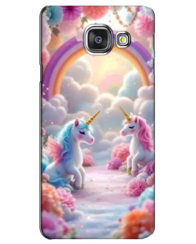 Чехол для Samsung Galaxy A3 2016 (A3100, A310F) с картинкой «Радуга и единороги» Чехол для Samsung Galaxy A3 2016 (A3100, A310F) с картинкой «Радуга и единороги»