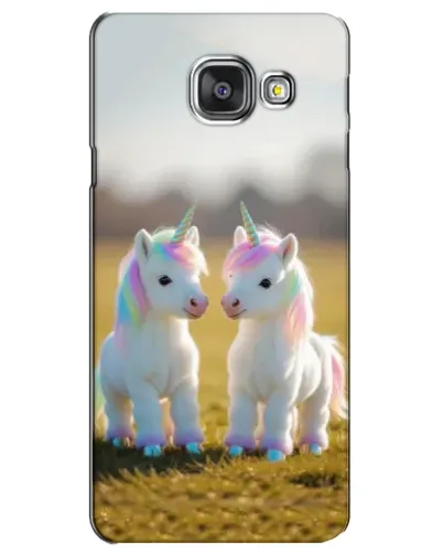 Чехол для Samsung Galaxy A3 2016 (A3100, A310F) с картинкой «Пара единорогов» Чехол для Samsung Galaxy A3 2016 (A3100, A310F) с картинкой «Пара единорогов»