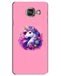 Чехол для Samsung Galaxy A3 2016 (A3100, A310F) с картинкой «Сказочный единорог»