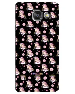 Чехол для Samsung Galaxy A3 2016 (A3100, A310F) с картинкой «Magic Unicorn паттерн»