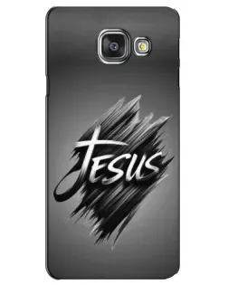 Чехол для Samsung Galaxy A3 2016 (A3100, A310F) с картинкой «Надпись Jesus Graffiti»