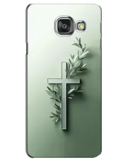 Чехол для Samsung Galaxy A3 2016 (A3100, A310F) с картинкой «Оливковая ветвь»