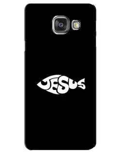 Чехол для Samsung Galaxy A3 2016 (A3100, A310F) с картинкой «Рыба Jesus»