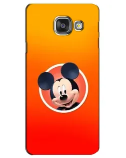 Чехол для Samsung Galaxy A3 2016 (A3100, A310F) с картинкой «Mickey в круге»