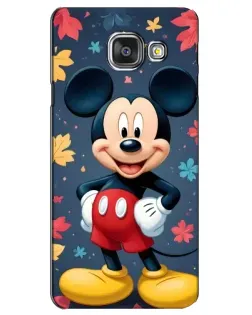 Чехол для Samsung Galaxy A3 2016 (A3100, A310F) с картинкой «Осенний Mickey Mouse»