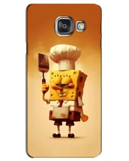 Чехол для Samsung Galaxy A3 2016 (A3100, A310F) с картинкой «Губка Боб повар»