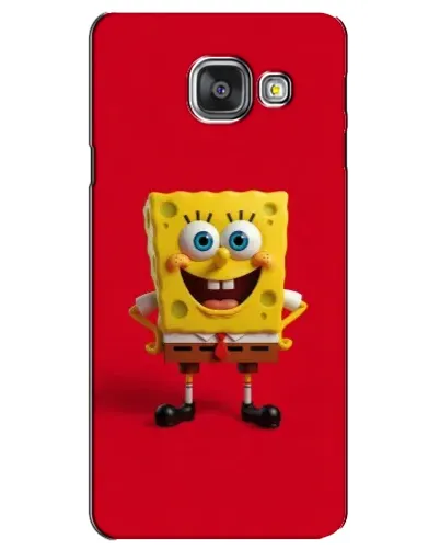 Чехол для Samsung Galaxy A3 2016 (A3100, A310F) с картинкой «Спанч Боб на красном»