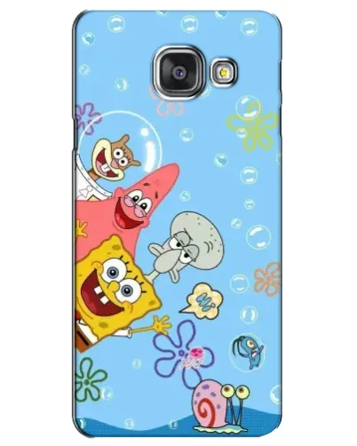 Чехол для Samsung Galaxy A3 2016 (A3100, A310F) с картинкой «Веселые пузырьки»