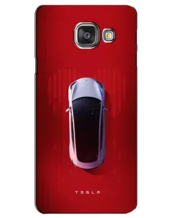 Чехол для Samsung Galaxy A3 2016 (A3100, A310F) с картинкой «Tesla Top View» Чехол для Samsung Galaxy A3 2016 (A3100, A310F) с картинкой «Tesla Top View»