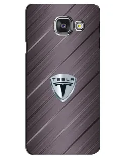 Чохол для Samsung Galaxy A3 2016 (A3100, A310F) з картинкою «Металева текстура Tesla»