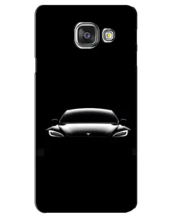 Чохол для Samsung Galaxy A3 2016 (A3100, A310F) з картинкою «Фари Tesla Night»