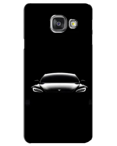 Чехол для Samsung Galaxy A3 2016 (A3100, A310F) с картинкой «Фары Tesla Night» Чехол для Samsung Galaxy A3 2016 (A3100, A310F) с картинкой «Фары Tesla Night»