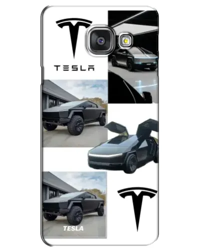Чехол для Samsung Galaxy A3 2016 (A3100, A310F) с картинкой «Коллаж Cybertruck Tesla» Чехол для Samsung Galaxy A3 2016 (A3100, A310F) с картинкой «Коллаж Cybertruck Tesla»
